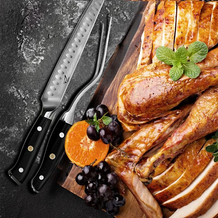 Zelite Infinity By Klarstein Préparation Culinaire Couverts à Découper De 10" Série Japonaise Alpha-Royal 5 Zelite Infinity By Klarstein Préparation Culinaire Couverts à Découper De 10" Série Japonaise Alpha-Royal – Image 3