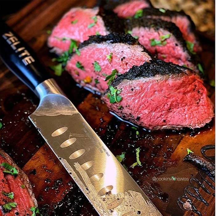 Zelite Infinity By Klarstein Préparation Culinaire Couteau à Trancher 12" Série Comfort Pro 6 Zelite Infinity By Klarstein Préparation Culinaire Couteau à Trancher 12" Série Comfort Pro – Image 4