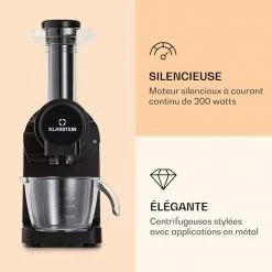 Klarstein Centrifugeuses Extracteur De Jus Bella Elegance 10 Klarstein Centrifugeuses Extracteur De Jus Bella Elegance -Appareils de cuisine Soldes Magasin 10039899 fr 0003 logo