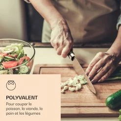 Klarstein Préparation Culinaire Kitano XL 13 Pièces Set De Couteaux Avec Bloc -Appareils de cuisine Soldes Magasin 10040323 fr 0004 logo