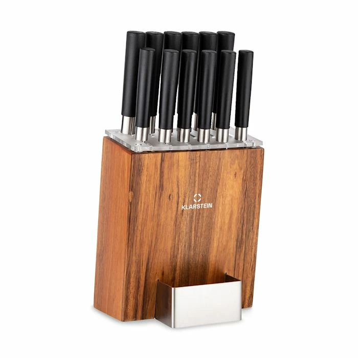 Klarstein Préparation Culinaire Kitano XL 13 Pièces Set De Couteaux Avec Bloc 3 Klarstein Préparation Culinaire Kitano XL 13 Pièces Set De Couteaux Avec Bloc