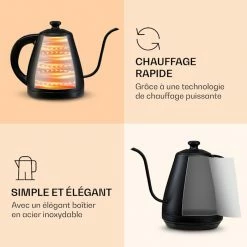 Klarstein Bouilloires Garcon Bouilloire 1 L -Appareils de cuisine Soldes Magasin 10040347 fr 0004 logo