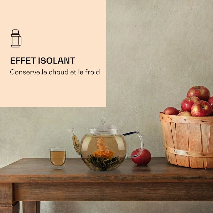 Feelino Préparation Culinaire Verre Ice Avec Fleur De Thé 320 Ml 4 Feelino Préparation Culinaire Verre Ice Avec Fleur De Thé 320 Ml – Image 2