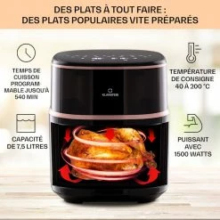 Klarstein Friteuses Air Bloom Friteuse à Air Chaud Avec Fonction Vapeur -Appareils de cuisine Soldes Magasin 10040495 fr 0002 logo