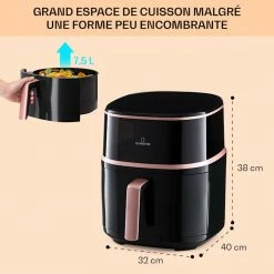 Klarstein Friteuses Air Bloom Friteuse à Air Chaud Avec Fonction Vapeur -Appareils de cuisine Soldes Magasin 10040495 fr 0006 logo