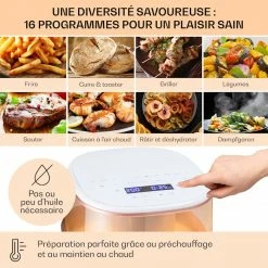 Klarstein Friteuses Air Bloom Friteuse à Air Chaud Avec Fonction Vapeur -Appareils de cuisine Soldes Magasin 10040496 fr 0003 logo