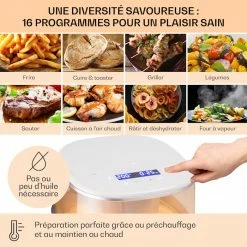 Klarstein Friteuses Air Bloom Friteuse à Air Chaud Avec Fonction Vapeur -Appareils de cuisine Soldes Magasin 10040497 fr 0003 logo