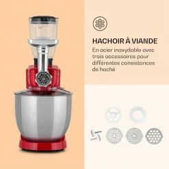 Klarstein Robots De Cuisine Robot De Cuisine Renata Rossa 3-en-1 2000 W -Appareils de cuisine Soldes Magasin 10040499 fr 0005 logo