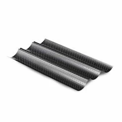 Feelino Préparation Culinaire Plaque à Baguettes 2, 3 Ou 4 Creux à Baguettes