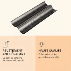 Feelino Préparation Culinaire Plaque à Baguettes 2, 3 Ou 4 Creux à Baguettes -Appareils de cuisine Soldes Magasin 10040541 fr 0003 logo