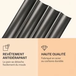 Feelino Préparation Culinaire Plaque à Baguettes 2, 3 Ou 4 Creux à Baguettes -Appareils de cuisine Soldes Magasin 10040542 fr 0003 logo