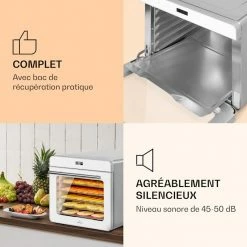 Klarstein Déshydrateurs Déshydrateur Alimentaire Shaftesbury 700W Fonction Minuterie 13 Klarstein Déshydrateurs Déshydrateur Alimentaire Shaftesbury 700W Fonction Minuterie -Appareils de cuisine Soldes Magasin 10040728 fr 0006 logo
