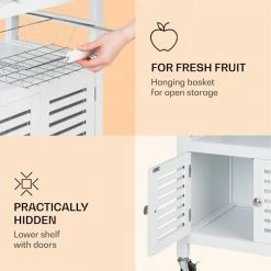 Klarstein Préparation Culinaire Louisiana Chariot De Service Chariot De Cuisine -Appareils de cuisine Soldes Magasin 10041122 uk 0006 logo