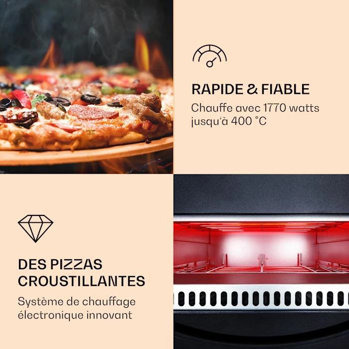 Klarstein Pizza & Pasta Four à Pizza Arezzo 5 Klarstein Pizza & Pasta Four à Pizza Arezzo – Image 3