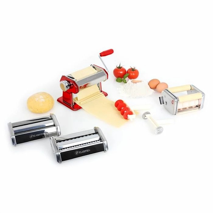 Klarstein Pizza & Pasta Pasta Set Machine à Pâtes Siena 4 Klarstein Pizza & Pasta Pasta Set Machine à Pâtes Siena – Image 2